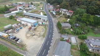 令和3年12月竣工　丸森霊山線（大石）