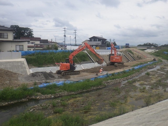 護岸ブロック積み